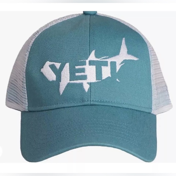 Yeti Tarpon Trucker Hat Snap Back Mesh Unisex Adjustable - Picture 1 of 5